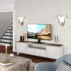 Techly ICA-LCD S07L TV-jalusta, 32–65 tuumaa (81–165,1 cm), 45 kg, VESA 600x400, karkaistu lasijalka, musta
