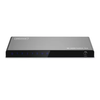 DIGITUS 5x1 HDMI-kytkin. 8K/60Hz (4:4:4). HDR. HDCP2.3