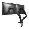 Techly ICA-LCD 462B pöytäteline näytölle, kaasujousi, 17–32 tuumaa (43,2–81,3 cm), 9 kg, VESA 75x75/100x100, musta