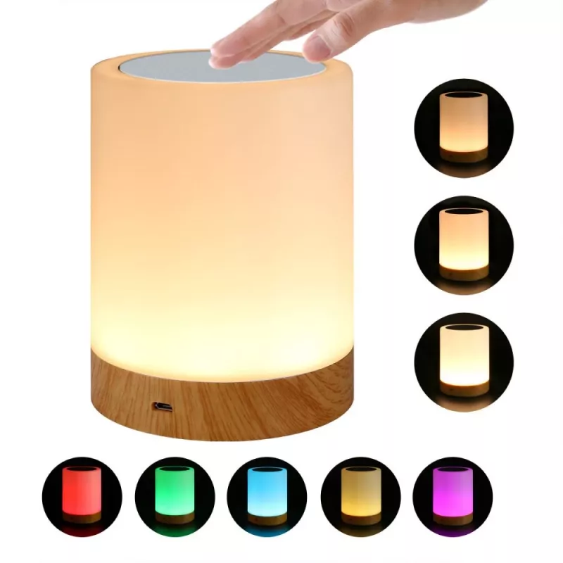 Pöytävalaisin Techly I-LED TOUCH 1,6 W valkoinen LED kosketusohjaus
