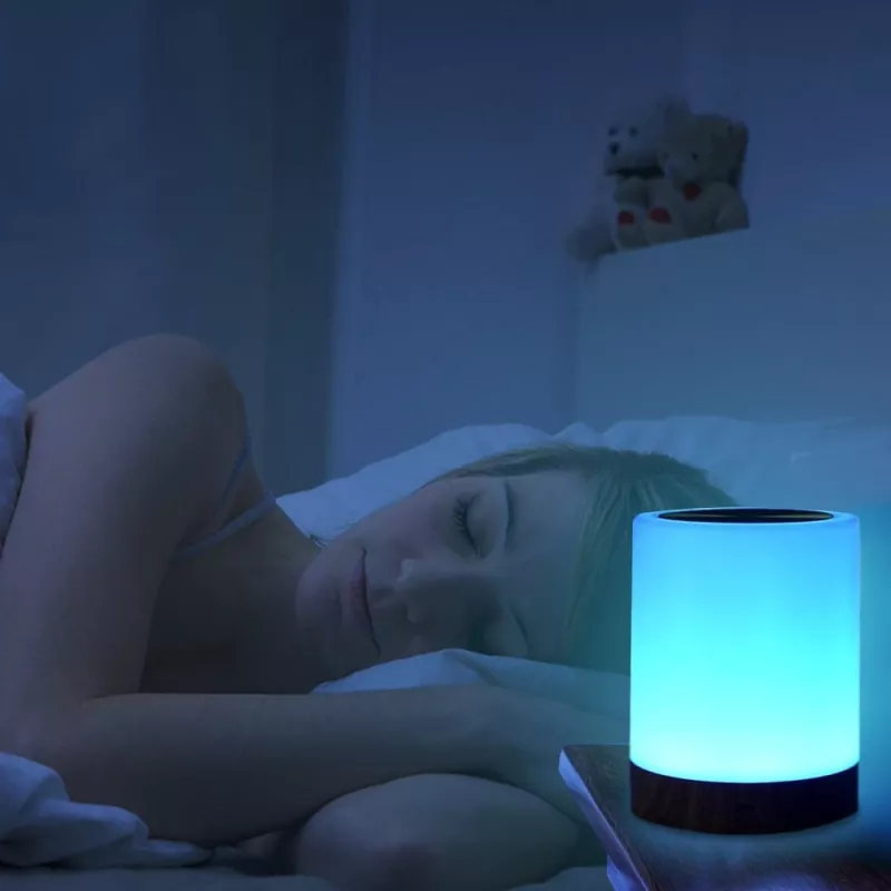 Pöytävalaisin Techly I-LED TOUCH 1,6 W valkoinen LED kosketusohjaus