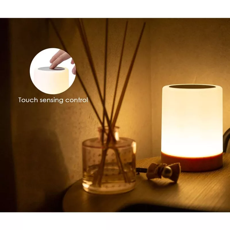 Pöytävalaisin Techly I-LED TOUCH 1,6 W valkoinen LED kosketusohjaus