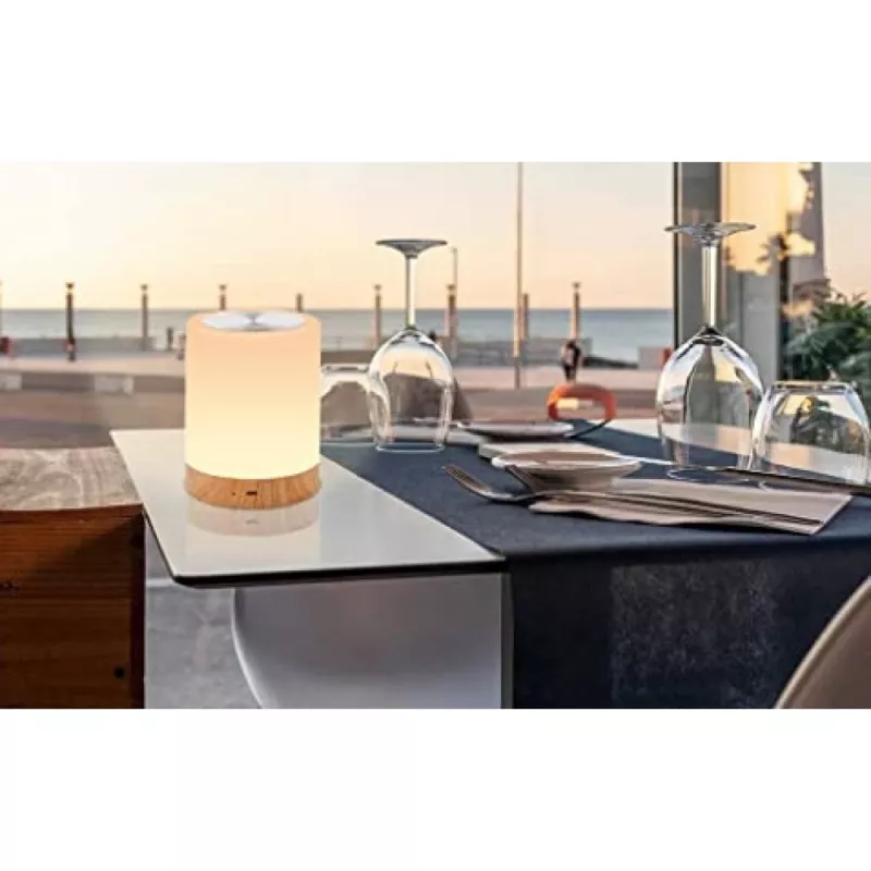 Pöytävalaisin Techly I-LED TOUCH 1,6 W valkoinen LED kosketusohjaus