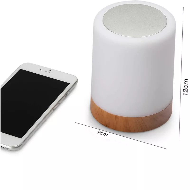Pöytävalaisin Techly I-LED TOUCH 1,6 W valkoinen LED kosketusohjaus