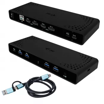 i-tec universaali Dual 4K -näyttötelakka + Power Delivery 85W