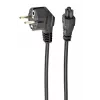 Gembird virtajohto Schuko (CEE 7/7) - C5, VDE, 0,5 m, Bulk (PC-186-ML12-0.5M)