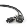 Gembird virtajohto Schuko (CEE 7/7) - C5, VDE, 0,5 m, Bulk (PC-186-ML12-0.5M)