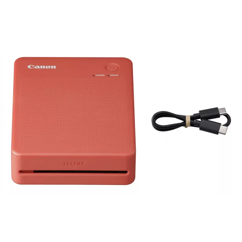 Canon SELPHY QX20 kannettava valokuvatulostin, sublimaatiotulostus, 287 x 287 DPI, 72 x 85 mm, Wi-Fi, USB-C, terrakotanpunainen