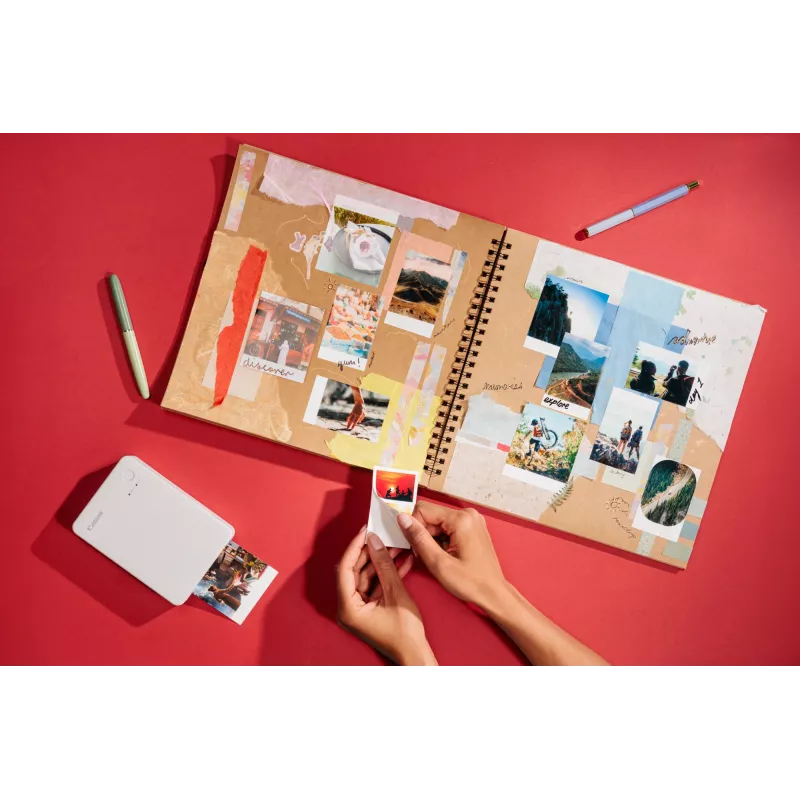 Canon SELPHY QX20 kannettava valokuvatulostin, sublimaatiotulostus, 287 x 287 DPI, 72 x 85 mm, Wi-Fi, USB-C, terrakotanpunainen