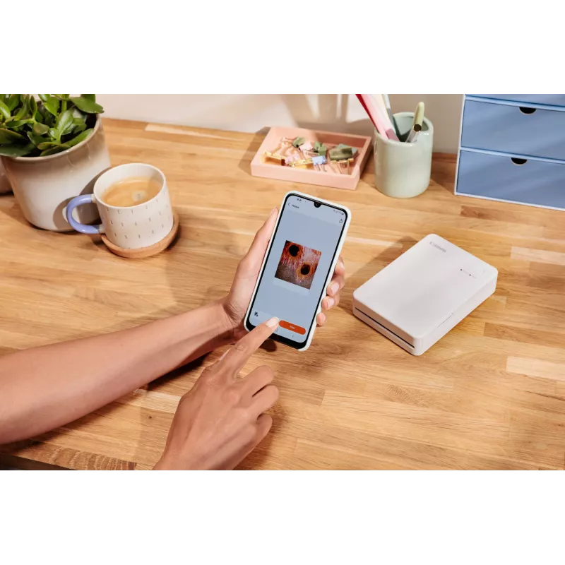Canon SELPHY QX20 kannettava valokuvatulostin, sublimaatiotulostus, 287 x 287 DPI, 72 x 85 mm, Wi-Fi, USB-C, terrakotanpunainen