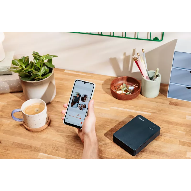 Canon SELPHY QX20 kannettava valokuvatulostin, sublimaatiotulostus, 287 x 287 DPI, 72 x 85 mm, Wi-Fi, USB-C, terrakotanpunainen