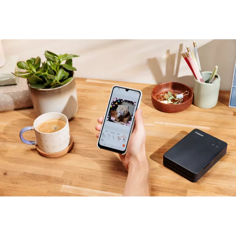 Canon SELPHY QX20 kannettava valokuvatulostin, sublimaatiotulostus, 287 x 287 DPI, 72 x 85 mm, Wi-Fi, USB-C, terrakotanpunainen