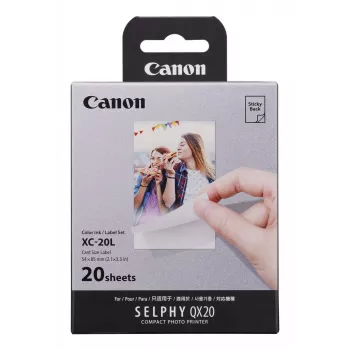 Canon XC-20L, termosublimaatiotulostus, 5,4 x 8,5 cm, 20 kpl