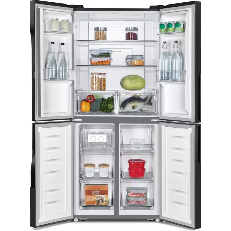 Gorenje G600 NRM818EMB side-by-side-jääkaappi vapaasti seisova 427 L musta