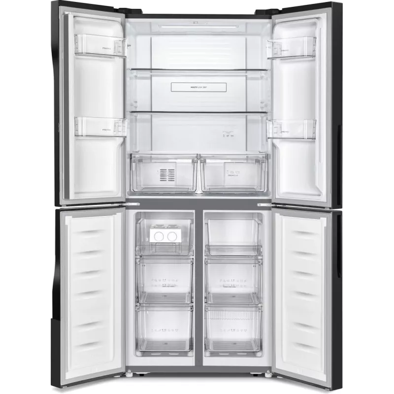 Gorenje G600 NRM818EMB side-by-side-jääkaappi vapaasti seisova 427 L musta