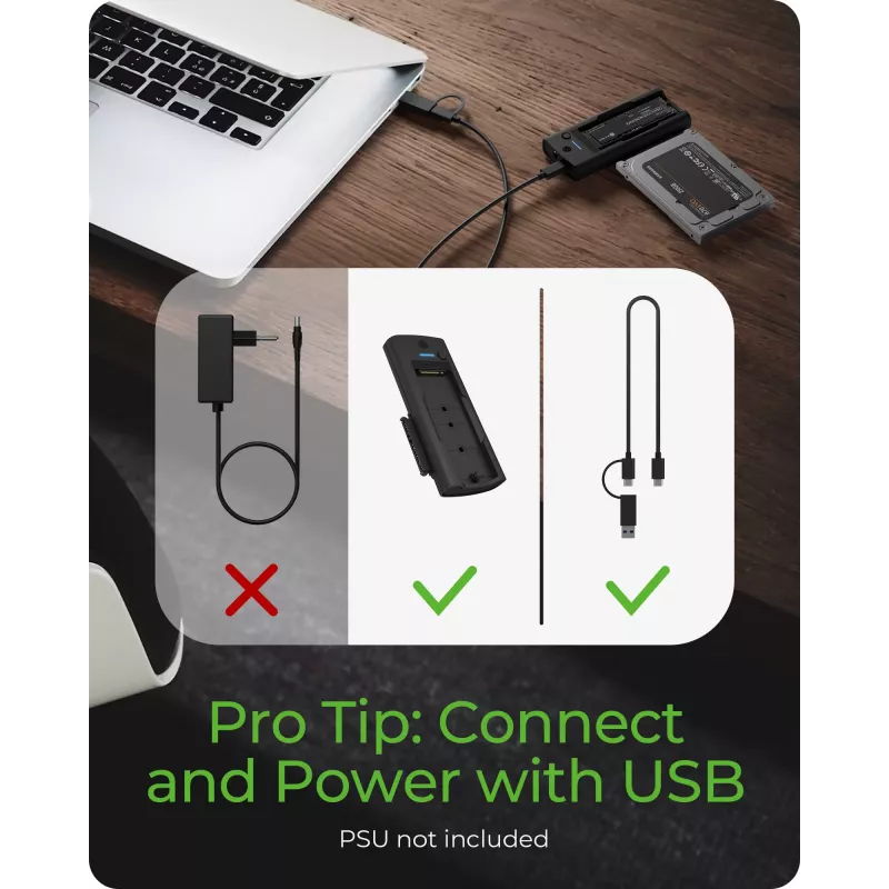 ICY BOX IB-180MS-C31 USB 3.2 Gen 2 (3.1 Gen 1) Type-C musta
