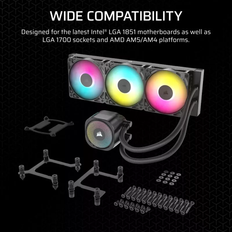 CORSAIR CPU-jäähdytin - Nautilus 360 Rs ArGB nestejäähdytin