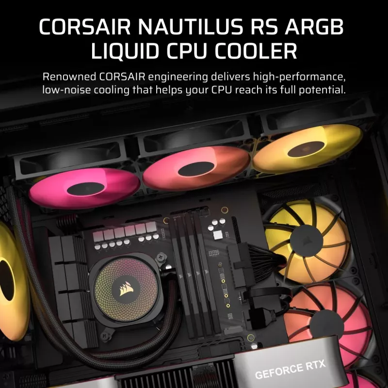 CORSAIR CPU-jäähdytin - Nautilus 360 Rs ArGB nestejäähdytin