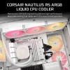 CORSAIR Nautilus 240 RS ARGB neste-CPU-jäähdytin all-in-one valkoinen