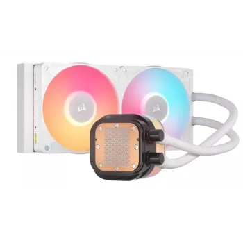 All-in-one-nestejäähdytin Corsair iCUE LINK TITAN 240 RX LCD 12 cm valkoinen