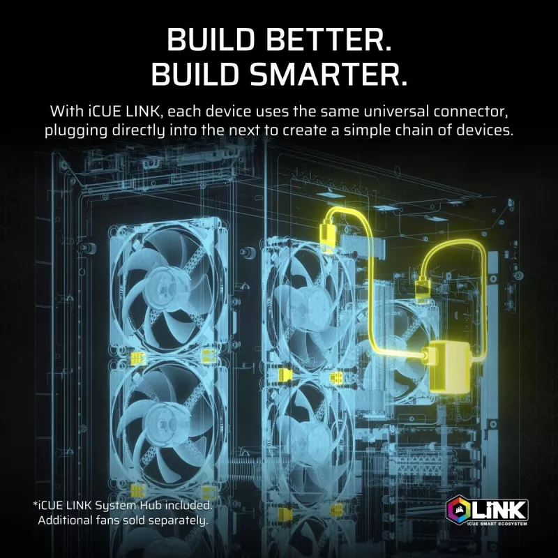 CORSAIR CPU-jäähdytin - Icue Link Titan 280 Rx RGB Aio nestejäähdytin