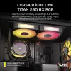 CORSAIR CPU-jäähdytin - Icue Link Titan 280 Rx RGB Aio nestejäähdytin