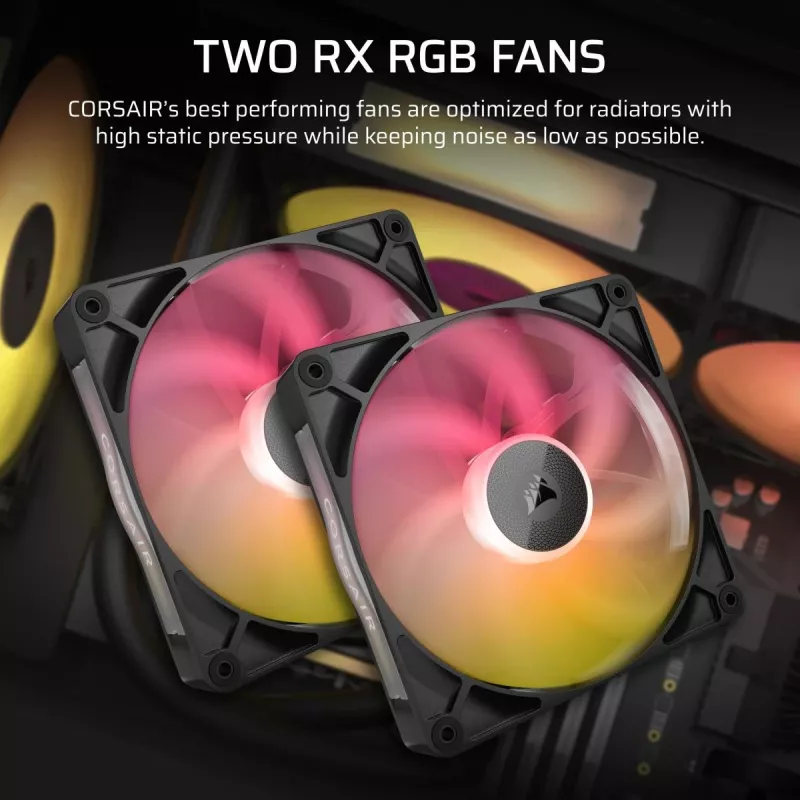 CORSAIR CPU-jäähdytin - Icue Link Titan 280 Rx RGB Aio nestejäähdytin