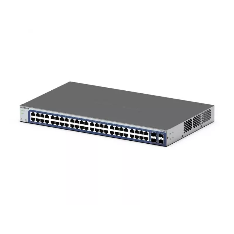 NETGEAR GS748Tv6 Managed L2/L3/L4 Gigabit Ethernet (10/100/1000) musta, harmaa