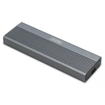 DIGITUS USB-kiintolevykotelo - NVMe 10 Gbit/s USB 3.2 Gen 2 alumiini työkaluton