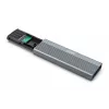 DIGITUS USB-kiintolevykotelo - NVMe 10 Gbit/s USB 3.2 Gen 2 alumiini työkaluton