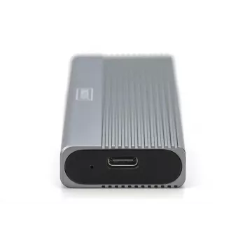 DIGITUS USB-kiintolevykotelo - NVMe + SATA 10 Gbit/s (NVMe) 6 Gbit/s (SATA) USB 3.1 Gen2 alumiini työkaluton