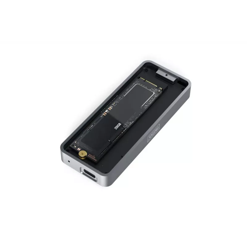 DIGITUS USB-kiintolevykotelo – NVMe 20 Gbit/s USB 3.2 Gen 2x2 alumiini työkaluton