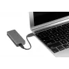 DIGITUS USB-kiintolevykotelo – NVMe 20 Gbit/s USB 3.2 Gen 2x2 alumiini työkaluton