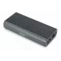 Digitus USB M.2 -kiintolevykotelo SSD ulkoinen NVMe 40Gbps USB 4.0 alumiini työkaluton DA-71158