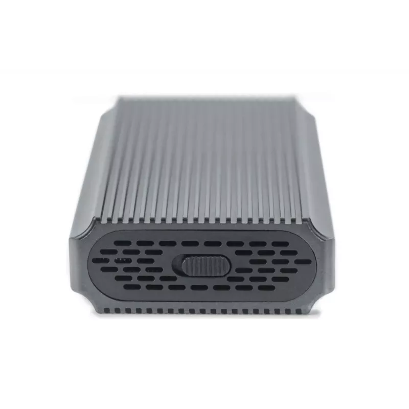 Digitus USB M.2 -kiintolevykotelo SSD ulkoinen NVMe 40Gbps USB 4.0 alumiini työkaluton DA-71158
