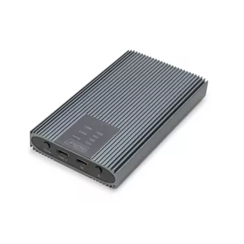 DIGITUS NVMe -kloonausasema - NVMe 20Gbits USB 3.2 Gen2 alumiini työkaluton