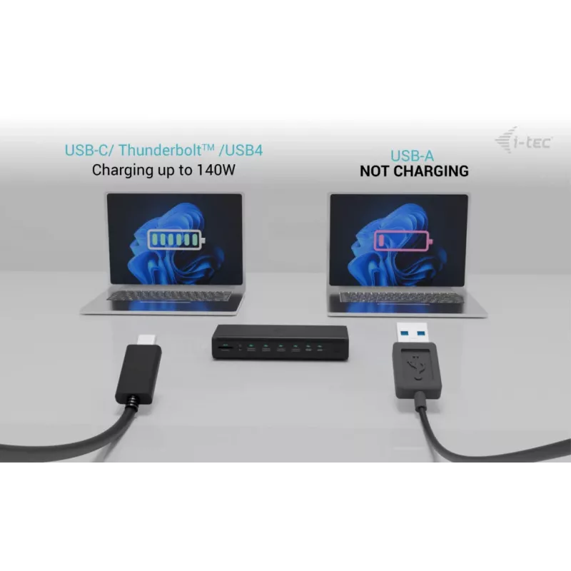 i-tec Universal 6x 4K/60Hz -näyttötelakka + Power Delivery 140W