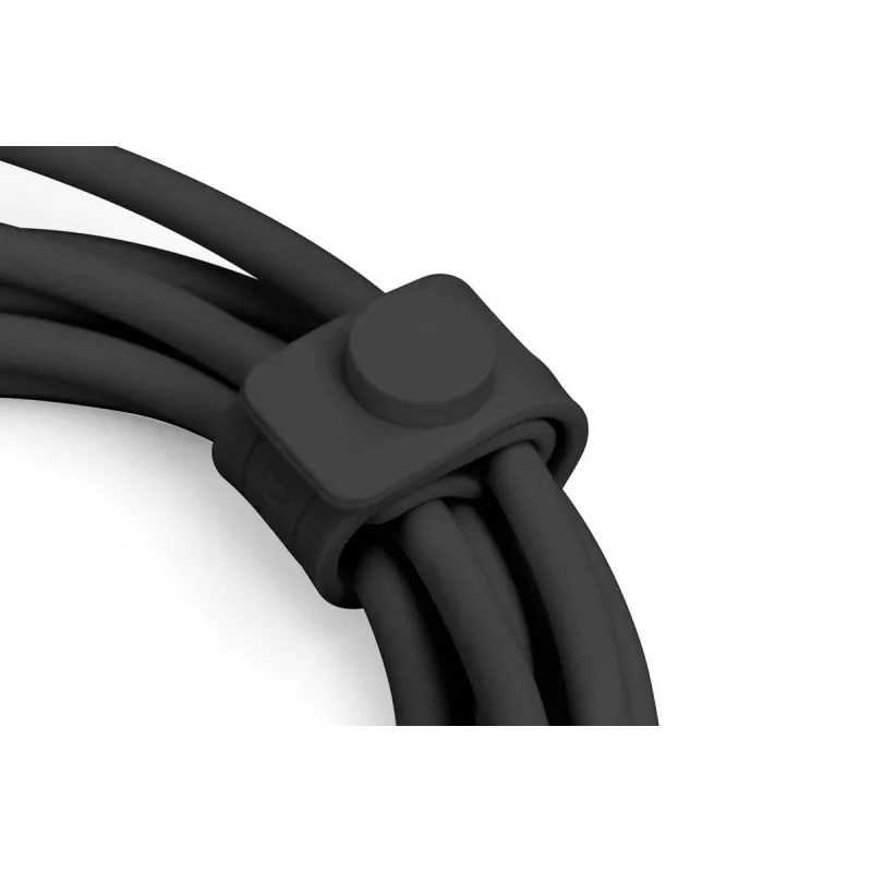 DIGITUS USB-C -silikonilatauskaapeli USB-A - USB-C USB 2.0 60W - 50cm musta