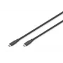Digitus USB-silikonikaapeli USB 20 Gbps 2 m musta
