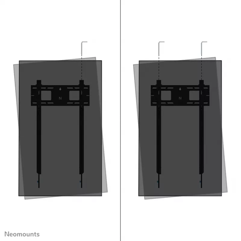 Neomounts WL30-750BL18P raskaan sarjan seinäteline 50-98