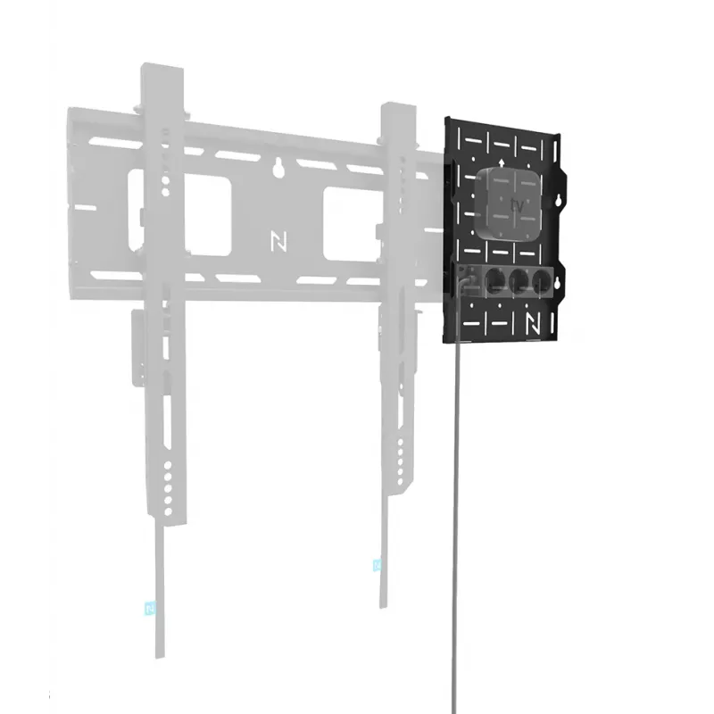 Neomounts AWL05-750BL AV-laiteteline - yleismallinen, AV-teline, seinä, 10 kg, musta, teräs, 204 mm