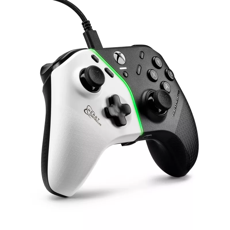 Thrustmaster H.E.A.R.T. musta, valkoinen USB-peliohjain PC, Xbox One, Xbox One S, Xbox One X