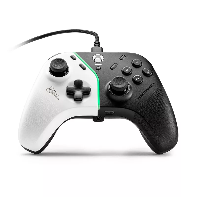 Thrustmaster H.E.A.R.T. musta, valkoinen USB-peliohjain PC, Xbox One, Xbox One S, Xbox One X