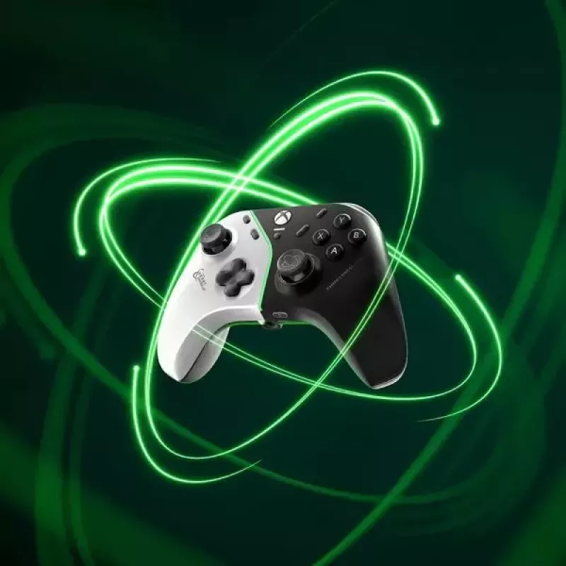 Thrustmaster H.E.A.R.T. musta, valkoinen USB-peliohjain PC, Xbox One, Xbox One S, Xbox One X