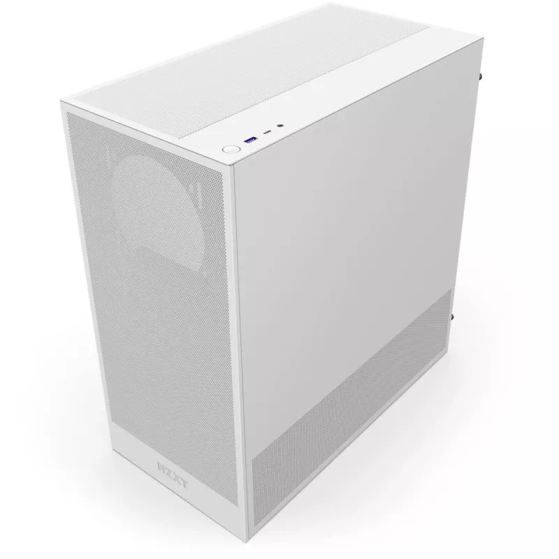 NZXT H5 Flow 2024 Midi Tower -kotelo, valkoinen