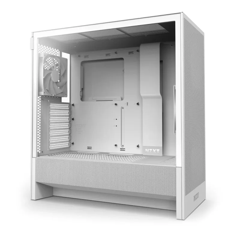 NZXT H5 Flow 2024 Midi Tower -kotelo, valkoinen