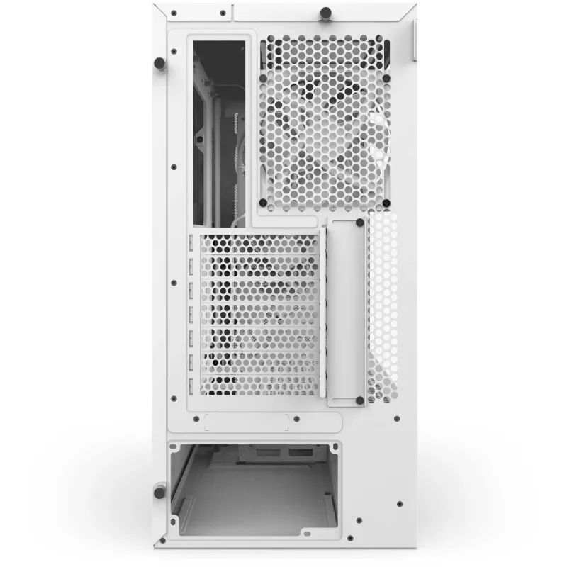 NZXT H5 Flow 2024 Midi Tower -kotelo, valkoinen