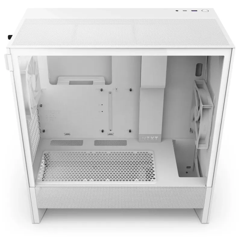 NZXT H5 Flow 2024 Midi Tower -kotelo, valkoinen