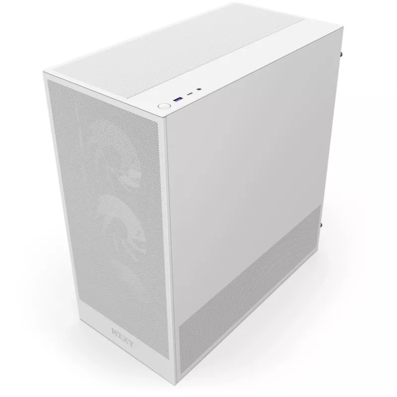 NZXT H5 Flow RGB 2024 Midi Tower -kotelo, valkoinen