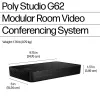 HP Poly Studio G62 videoneuvottelujärjestelmä asennuslevysarjalla